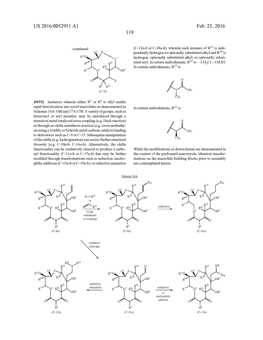 MACROLIDES AND METHODS OF THEIR PREPARATION AND USE - diagram, schematic, and image 124