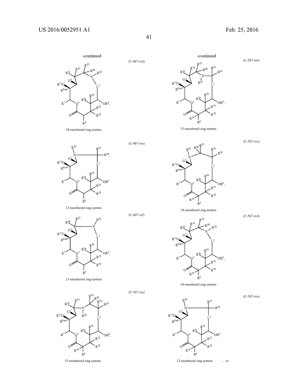 MACROLIDES AND METHODS OF THEIR PREPARATION AND USE - diagram, schematic, and image 46