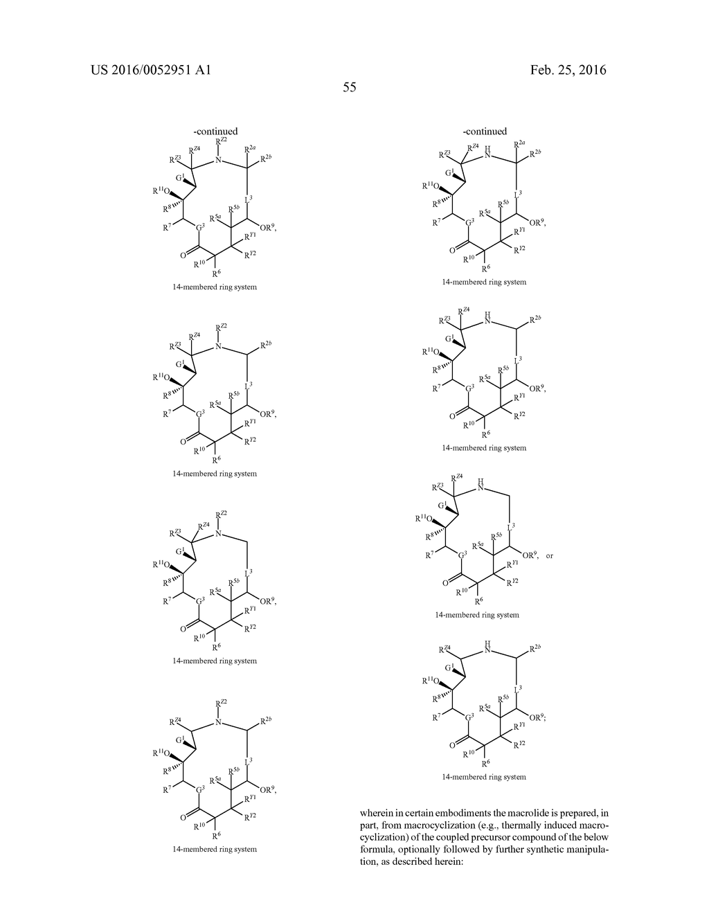 MACROLIDES AND METHODS OF THEIR PREPARATION AND USE - diagram, schematic, and image 60
