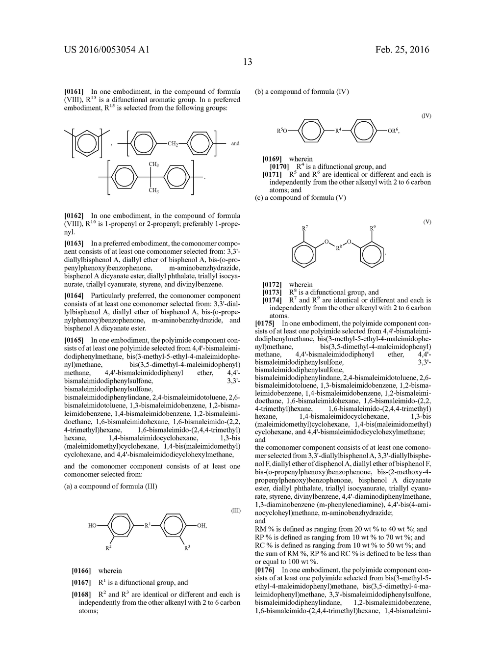 CURABLE MIXTURES BASED ON XYLYLENE BISMALEIMIDE - diagram, schematic, and image 14