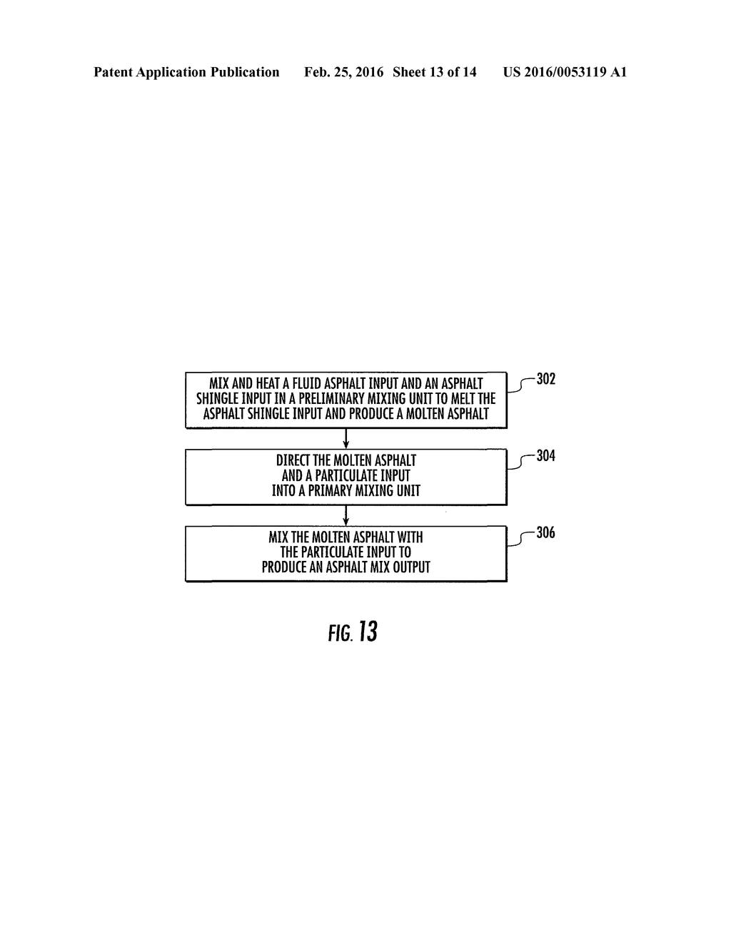 SYSTEM, METHOD, APPARATUS, MEANS, AND COMPUTER PROGRAM PRODUCT FOR     RECYCLING ASPHALT SHINGLES - diagram, schematic, and image 14