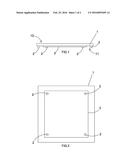 TILE WITH DISTANCE MEANS FOR SHIFTING AND ADJUSTING TILE POSITION BEFORE     ADHESION diagram and image