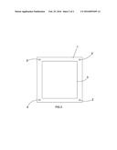 TILE WITH DISTANCE MEANS FOR SHIFTING AND ADJUSTING TILE POSITION BEFORE     ADHESION diagram and image