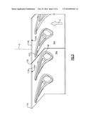 GAS TURBINE ENGINE AIRFOIL PLATFORM EDGE GEOMETRY diagram and image