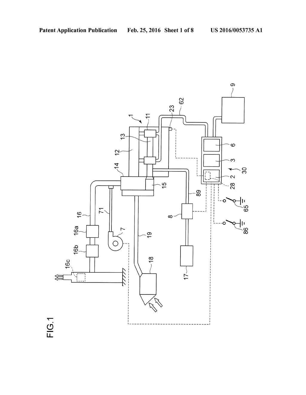 STARTING DEVICE FOR GAS INTERNAL COMBUSTION ENGINE - diagram, schematic, and image 02