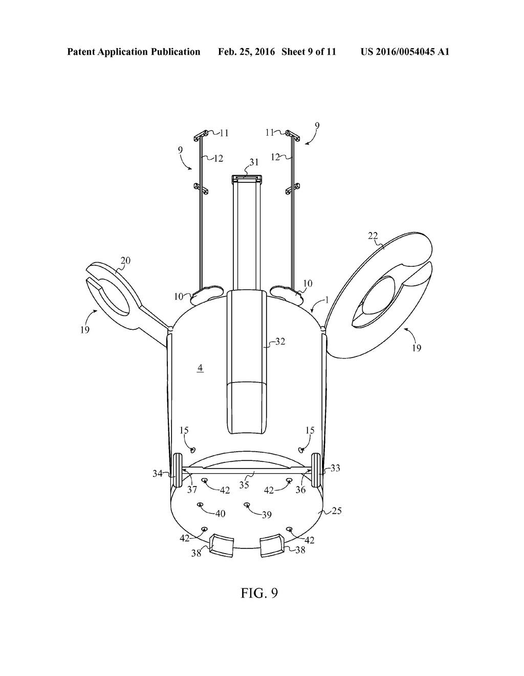 Portable Food and Beverage Storage and Dispensing Cooler - diagram, schematic, and image 10