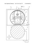 FIXING DEVICE AND IMAGE FORMING APPARATUS HAVING MOVING MEMBER TO BLOCK     RADIANT HEAT AND MOVING BY A FRICTION FORCE BETWEEN A FIXING BELT AND THE     MOVING MEMBER. diagram and image