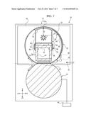 FIXING DEVICE AND IMAGE FORMING APPARATUS HAVING MOVING MEMBER TO BLOCK     RADIANT HEAT AND MOVING BY A FRICTION FORCE BETWEEN A FIXING BELT AND THE     MOVING MEMBER. diagram and image