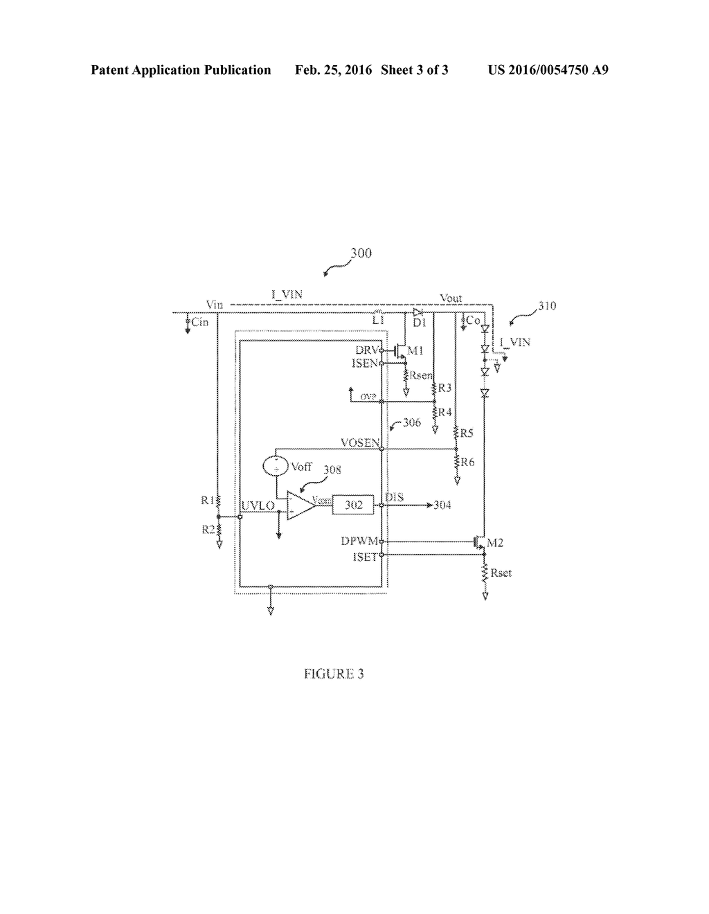 METHOD AND CIRCUIT FOR DETECTING SHORT CIRCUIT IN AN ASYNCHRONOUS DC-DC     BOOST CONVERTER - diagram, schematic, and image 04