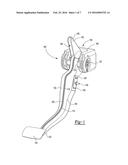 TWO PIECE PEDAL ARM diagram and image