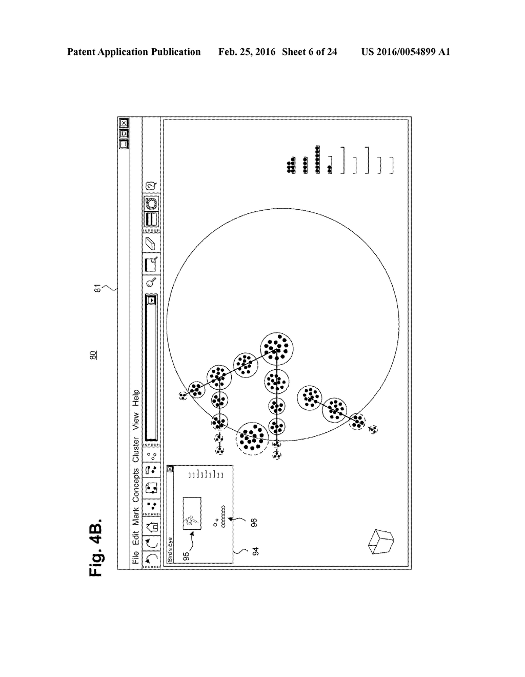 Computer-Implemented System and Method For Displaying Clusters Of     Documents - diagram, schematic, and image 07