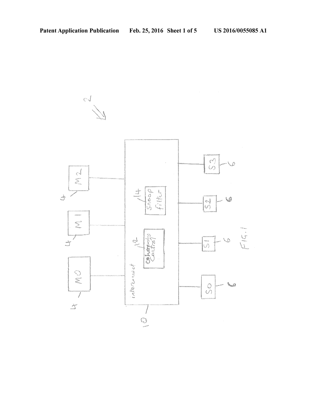 ENFORCING ORDERING OF SNOOP TRANSACTIONS IN AN INTERCONNECT FOR AN     INTEGRATED CIRCUIT - diagram, schematic, and image 02