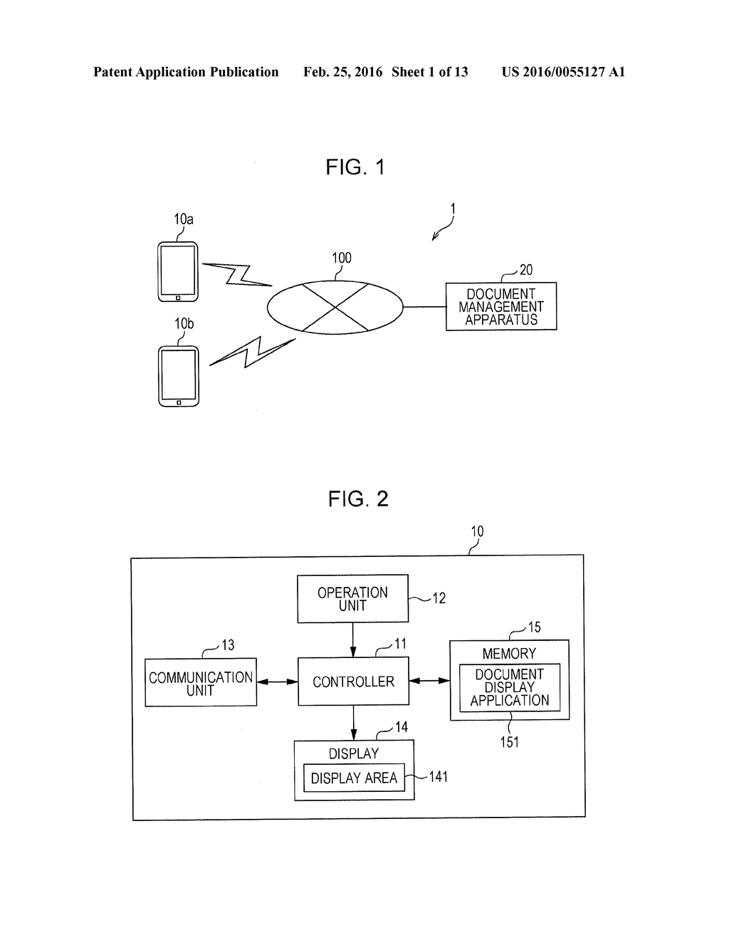 DISPLAY CONTROL DEVICE, TERMINAL APPARATUS, NON-TRANSITORY COMPUTER     READABLE MEDIUM, AND DISPLAY CONTROL METHOD - diagram, schematic, and image 02