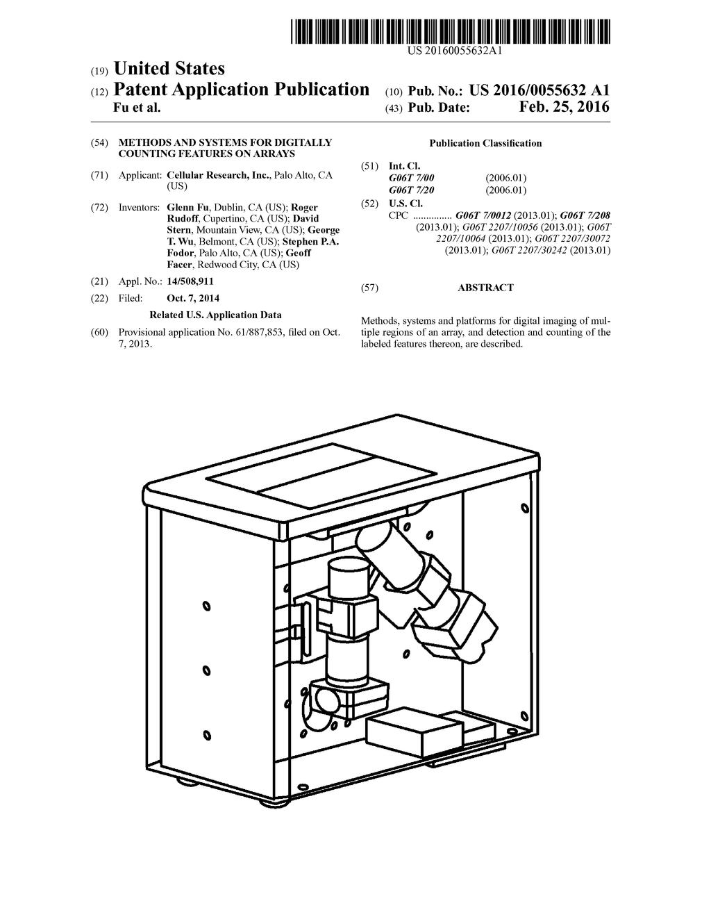 METHODS AND SYSTEMS FOR DIGITALLY COUNTING FEATURES ON ARRAYS - diagram, schematic, and image 01