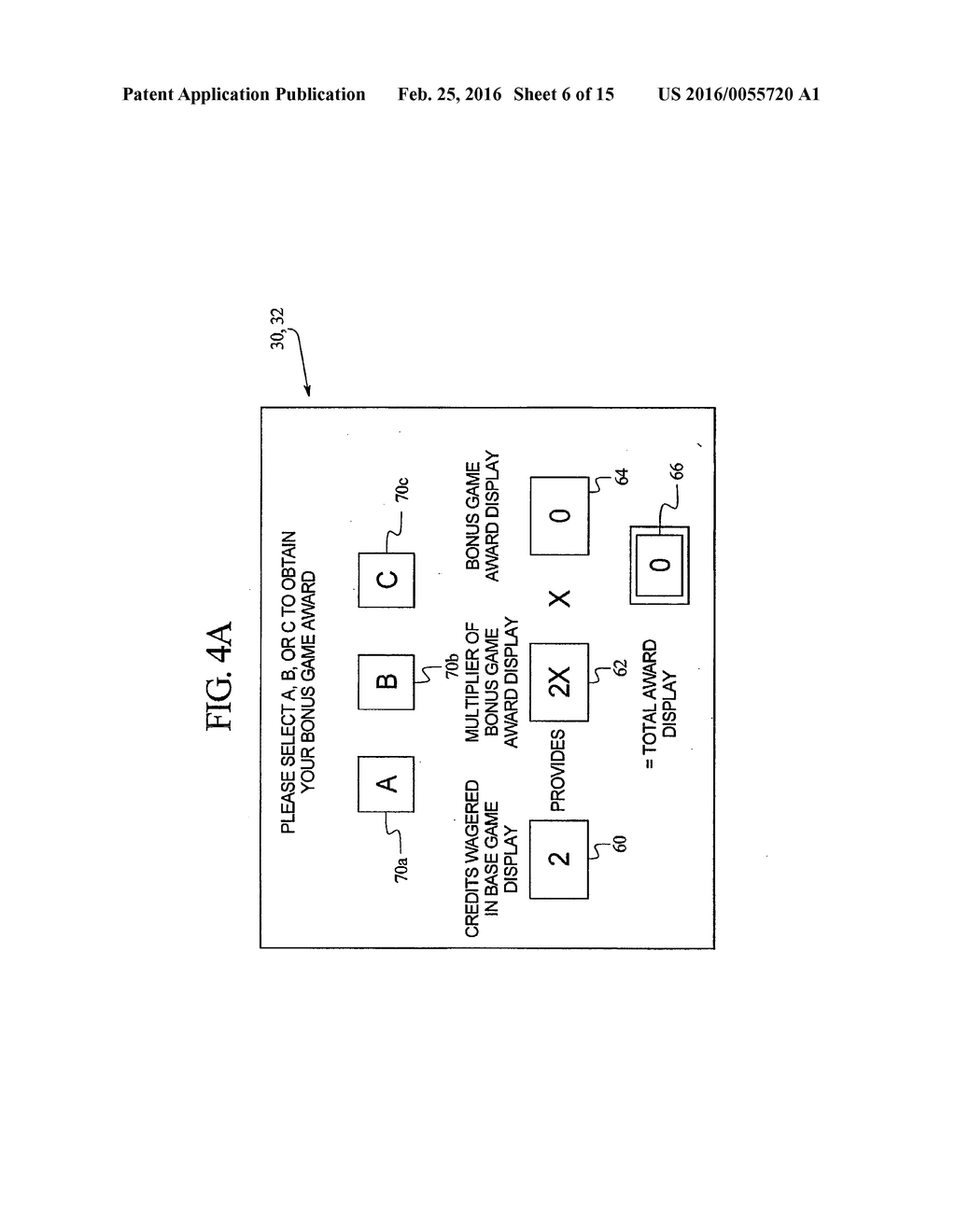 GAMING DEVICE HAVING A GRADUATED MULTIPLIER PAYOUT IN A SECONDARY GAME - diagram, schematic, and image 07