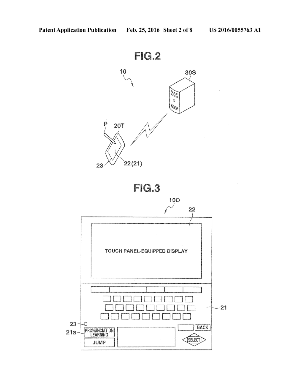 ELECTRONIC APPARATUS, PRONUNCIATION LEARNING SUPPORT METHOD, AND PROGRAM     STORAGE MEDIUM - diagram, schematic, and image 03