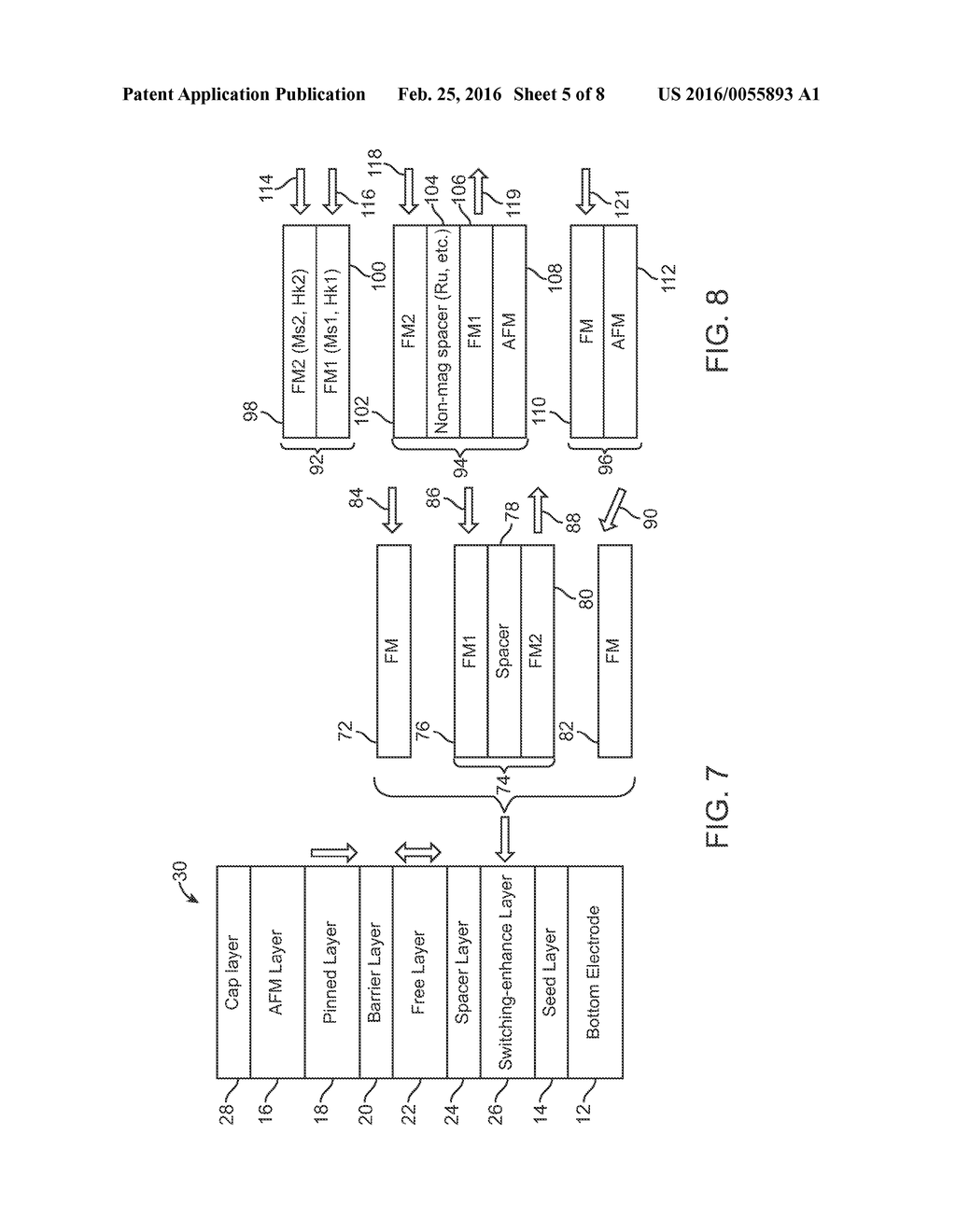 PERPENDICULAR MAGNETIC TUNNEL JUNCTION (pMTJ) WITH IN-PLANE MAGNETO-STATIC     SWITCHING-ENHANCING LAYER - diagram, schematic, and image 06