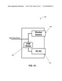 WALL MOUNTABLE ROCKER SWITCH AND UNIVERSAL SERIAL BUS POWER SOURCING     RECEPTACLE diagram and image