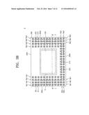 SEMICONDUCTOR PACKAGES WITH A SUBSTRATE BETWEEN A PAIR OF SUBSTRATES diagram and image