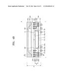 SEMICONDUCTOR PACKAGES WITH A SUBSTRATE BETWEEN A PAIR OF SUBSTRATES diagram and image