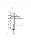 SEMICONDUCTOR DEVICE WITH SURROUNDING GATE TRANSISTORS IN A NAND CIRCUIT diagram and image