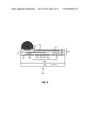 WAFER LEVEL PACKAGE (WLP) INTEGRATED DEVICE COMPRISING ELECTROMAGNETIC     (EM) PASSIVE DEVICE IN REDISTRIBUTION PORTION, AND RADIO FREQUENCY (RF)     SHIELD diagram and image