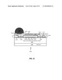 WAFER LEVEL PACKAGE (WLP) INTEGRATED DEVICE COMPRISING ELECTROMAGNETIC     (EM) PASSIVE DEVICE IN REDISTRIBUTION PORTION, AND RADIO FREQUENCY (RF)     SHIELD diagram and image