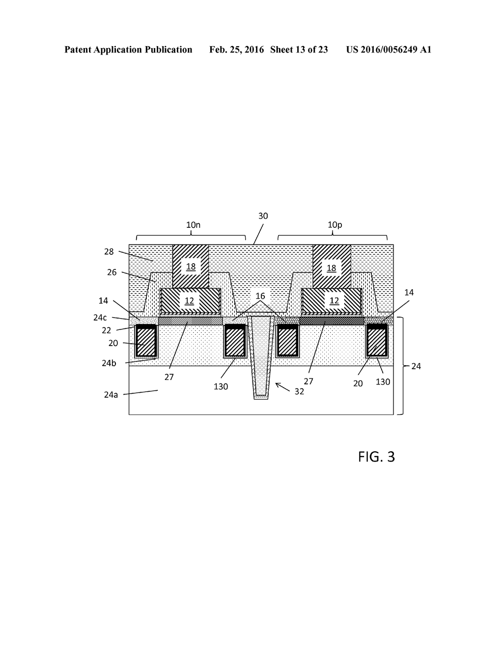 BACKSIDE SOURCE-DRAIN CONTACT FOR INTEGRATED CIRCUIT TRANSISTOR DEVICES     AND METHOD OF MAKING SAME - diagram, schematic, and image 14