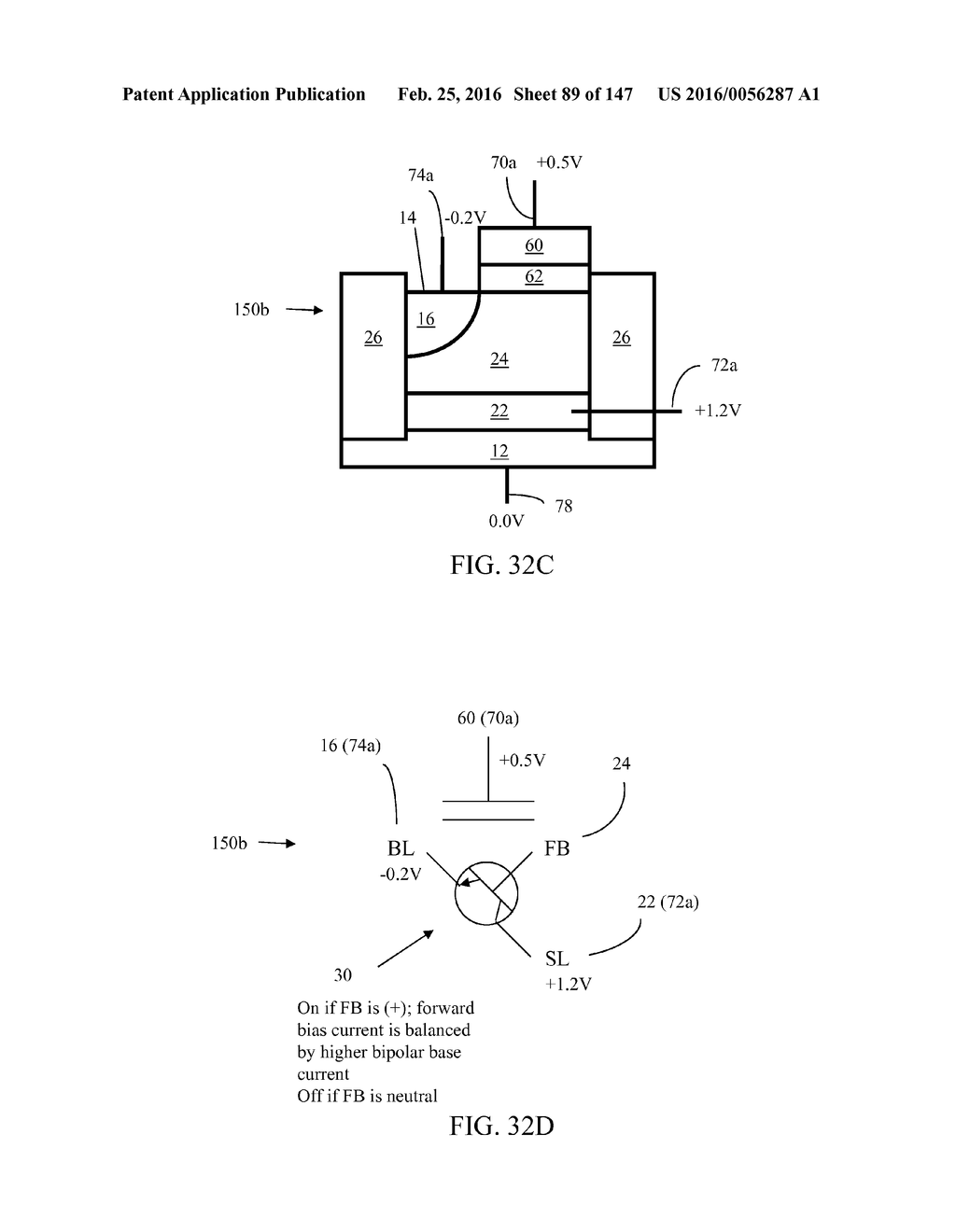 SEMICONDUCTOR MEMORY DEVICE HAVING AN ELECTRICALLY FLOATING BODY     TRANSISTOR - diagram, schematic, and image 90