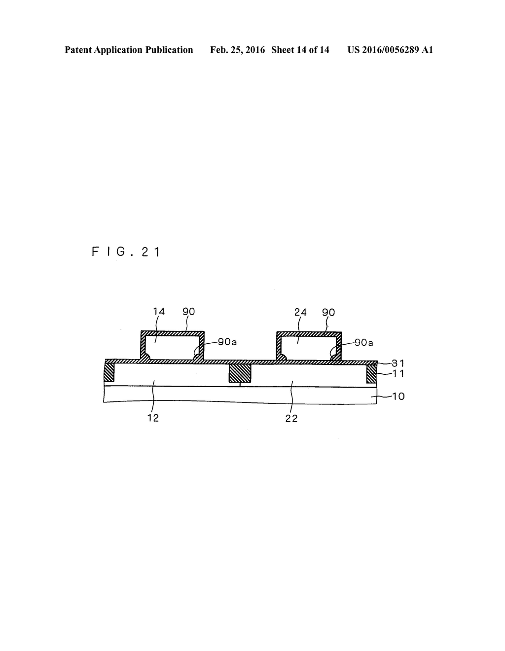 SEMICONDUCTOR DEVICE INCLUDING GATE ELECTRODE FOR APPLYING TENSILE STRESS     TO SILICON SUBSTRATE, AND METHOD OF MANUFACTURING THE SAME - diagram, schematic, and image 15