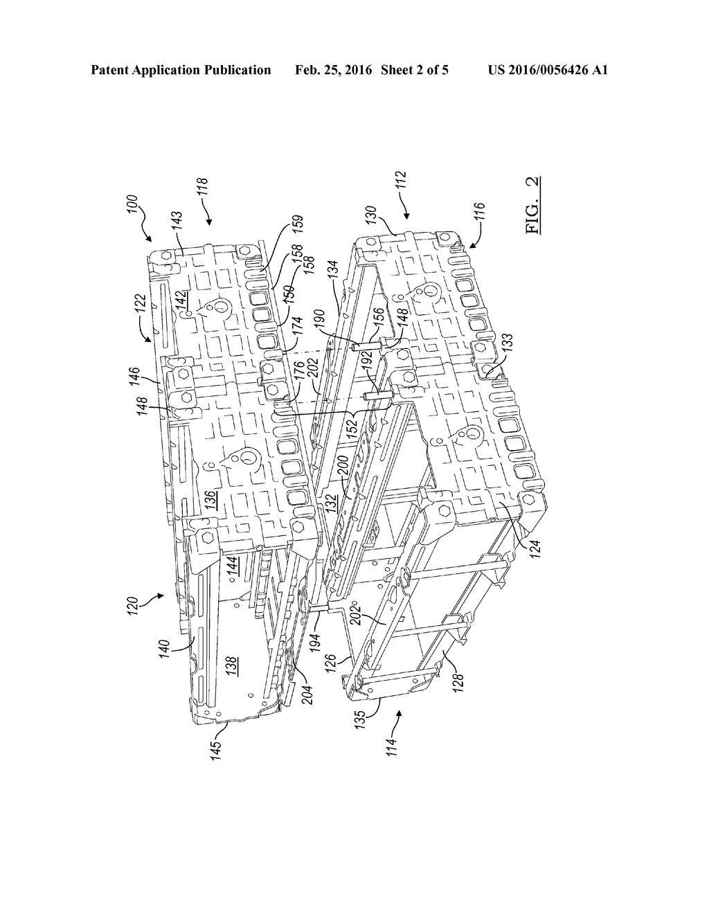 MULTI-TIER TRACTION BATTERY ASSEMBLY WITH ALIGNMENT FEATURE - diagram, schematic, and image 03