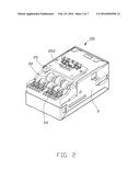 HIGH BANDWIDTH JACK WITH RJ45 BACKWARDS COMPATIBILITY HAVING AN IMPROVED     STRUCTURE FOR REDUCING NOISE diagram and image