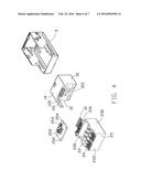 HIGH BANDWIDTH JACK WITH RJ45 BACKWARDS COMPATIBILITY HAVING AN IMPROVED     STRUCTURE FOR REDUCING NOISE diagram and image