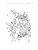 INTEGRATED MOTOR AND CONTROLLER WITH INTERNAL HEAT SINK AND SNAP-ON     DRIPSHIELD diagram and image