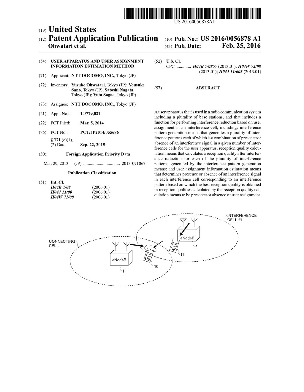 USER APPARATUS AND USER ASSIGNMENT INFORMATION ESTIMATION METHOD - diagram, schematic, and image 01