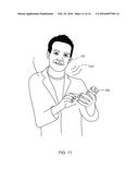 CANAL HEARING DEVICE AND METHODS FOR WIRELESS REMOTE CONTROL OF AN     APPLIANCE USING BEHIND THE TRAGUS SWITCH diagram and image