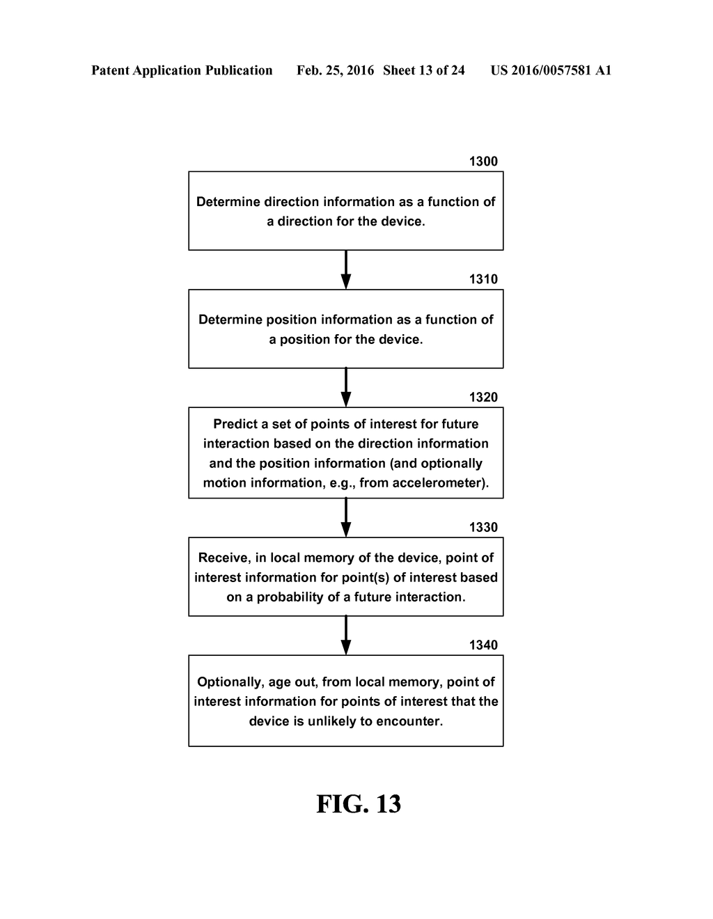 PREDICTIVE SERVICES FOR DEVICES SUPPORTING DYNAMIC DIRECTION INFORMATION - diagram, schematic, and image 14