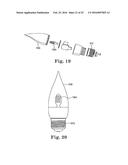 ELECTRIC CANDLE WITH ILLUMINATING PANEL diagram and image