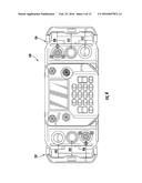 COMMUNICATION DEVICE WITH ERGONOMICALLY OPTIMAL AND ROBUST HANDLES diagram and image