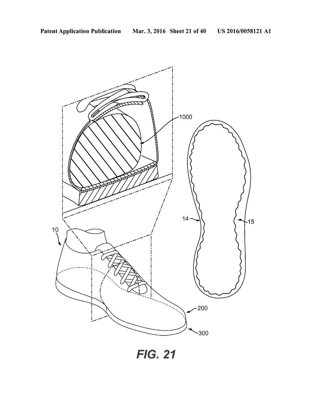 Auxetic Sole With Upper Cabling - diagram, schematic, and image 22