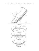 SOLE ASSEMBLY FOR AN ARTICLE OF FOOTWEAR WITH BOWED SPRING PLATE diagram and image