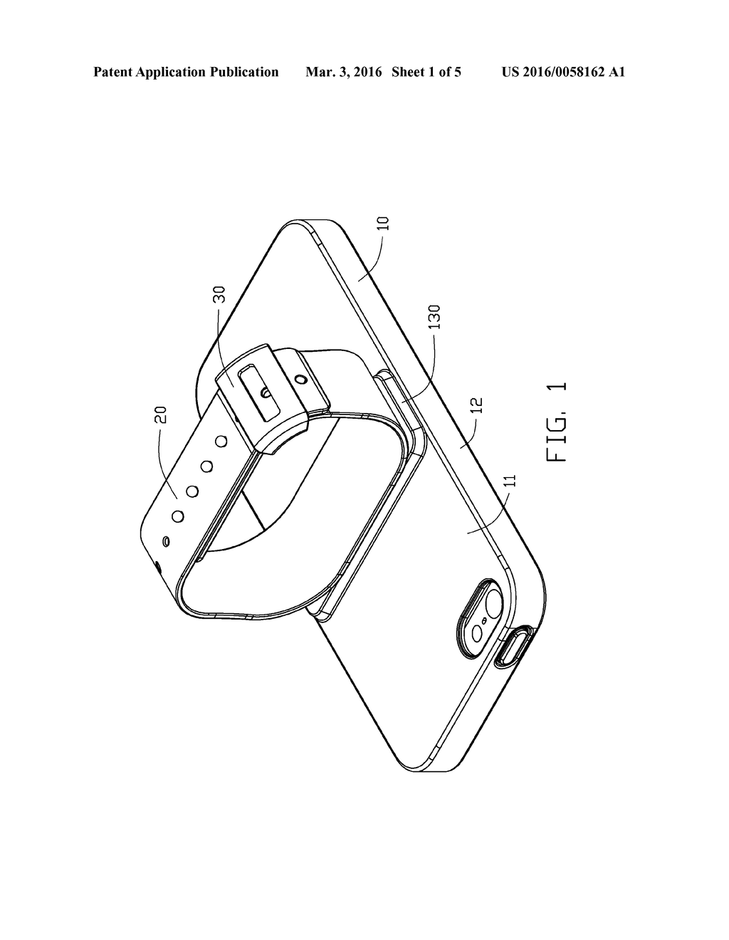 WRIST STRAP FOR AN ELECTRONIC DEVICE - diagram, schematic, and image 02