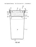 BEVERAGE CONTAINER WITH RECESSED LID AND BREATHABLE SEAL diagram and image