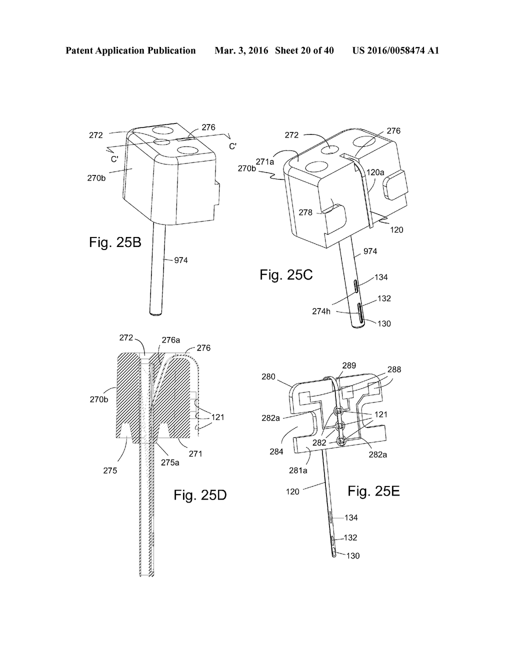 Subcutaneous sensor inserter and method - diagram, schematic, and image 21