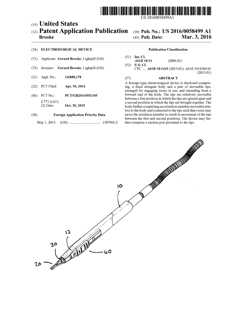 ELECTROSURGICAL DEVICE - diagram, schematic, and image 01