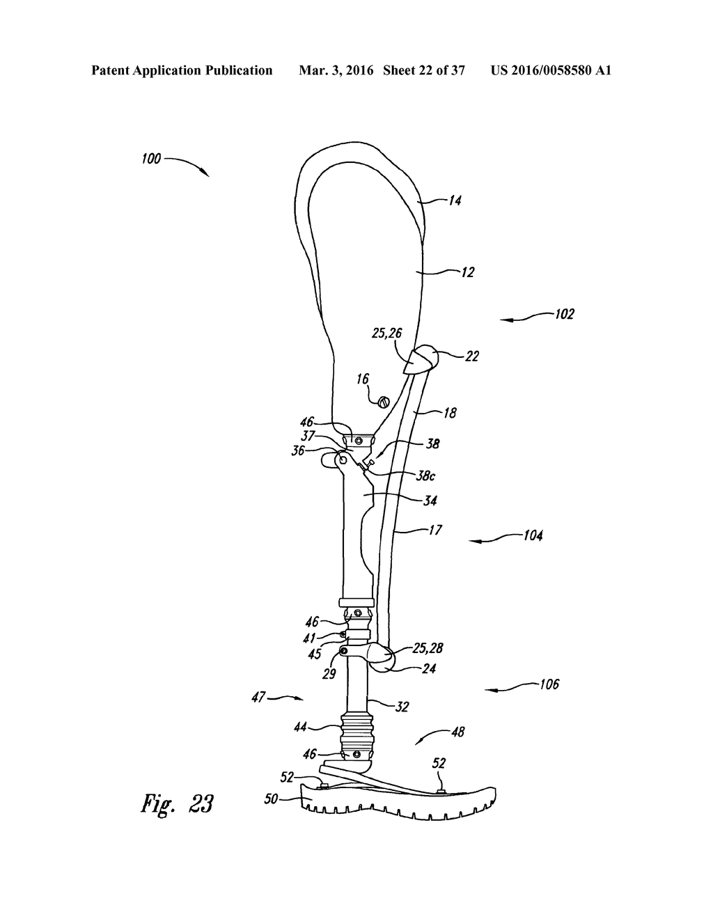 LIMB PROSTHESIS SYSTEM AND METHOD - diagram, schematic, and image 23