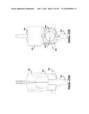 BARIATRIC CLAMP WITH SUTURE PORTIONS, MAGNETIC INSERTS AND CURVATURE diagram and image