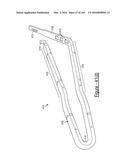 BARIATRIC CLAMP WITH SUTURE PORTIONS, MAGNETIC INSERTS AND CURVATURE diagram and image