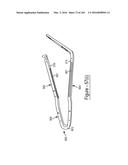 BARIATRIC CLAMP WITH SUTURE PORTIONS, MAGNETIC INSERTS AND CURVATURE diagram and image