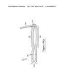 BARIATRIC CLAMP WITH SUTURE PORTIONS, MAGNETIC INSERTS AND CURVATURE diagram and image